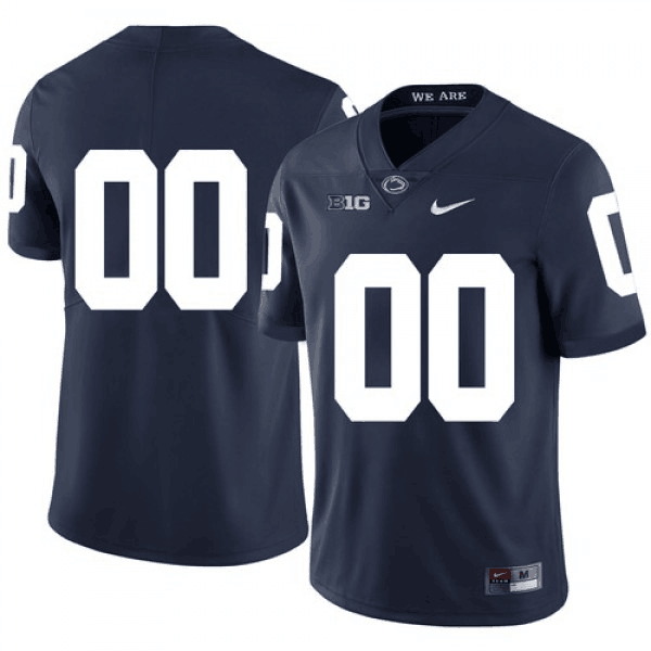 Men's Penn State Nittany Lions Active Player Custom Navy Stitched Jersey Men's Penn State Nittany Lions Active Player Custom Navy Stitched Jersey